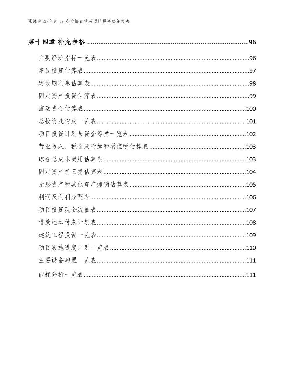 年产xx克拉培育钻石项目投资决策报告_第5页