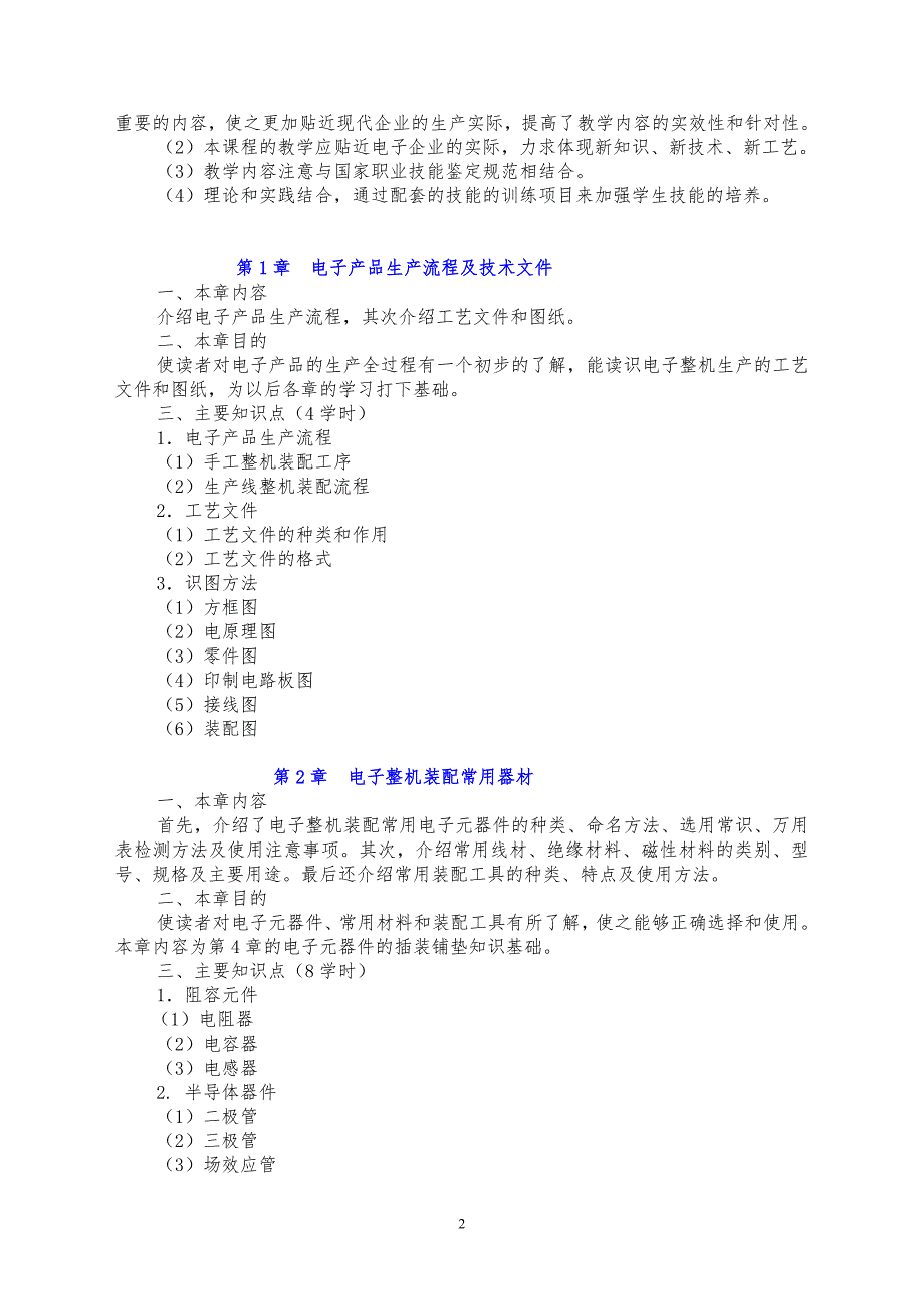 电子产品制造技术教学大纲.doc_第2页