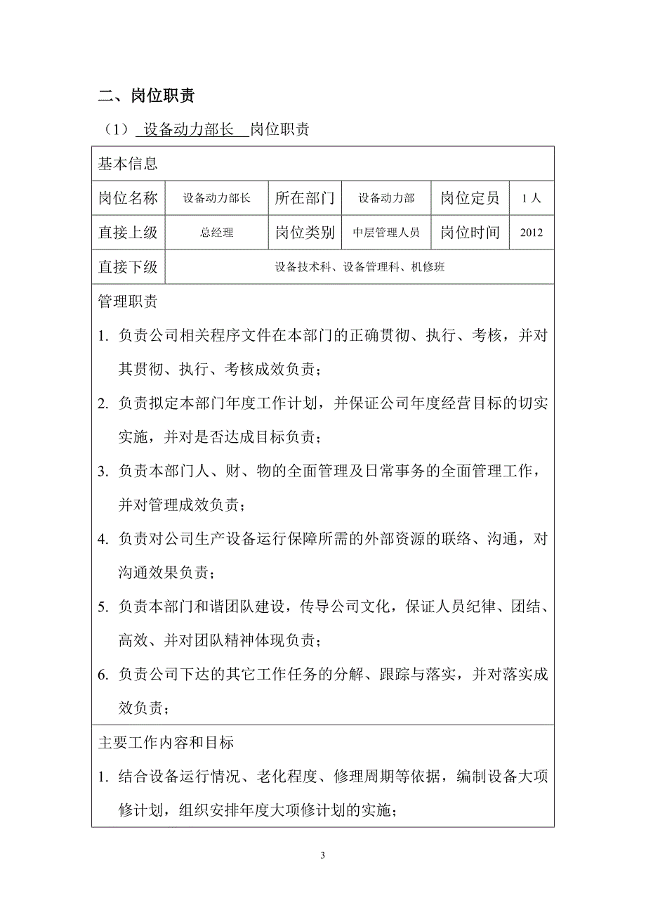 设备动力部岗位职责.doc_第3页