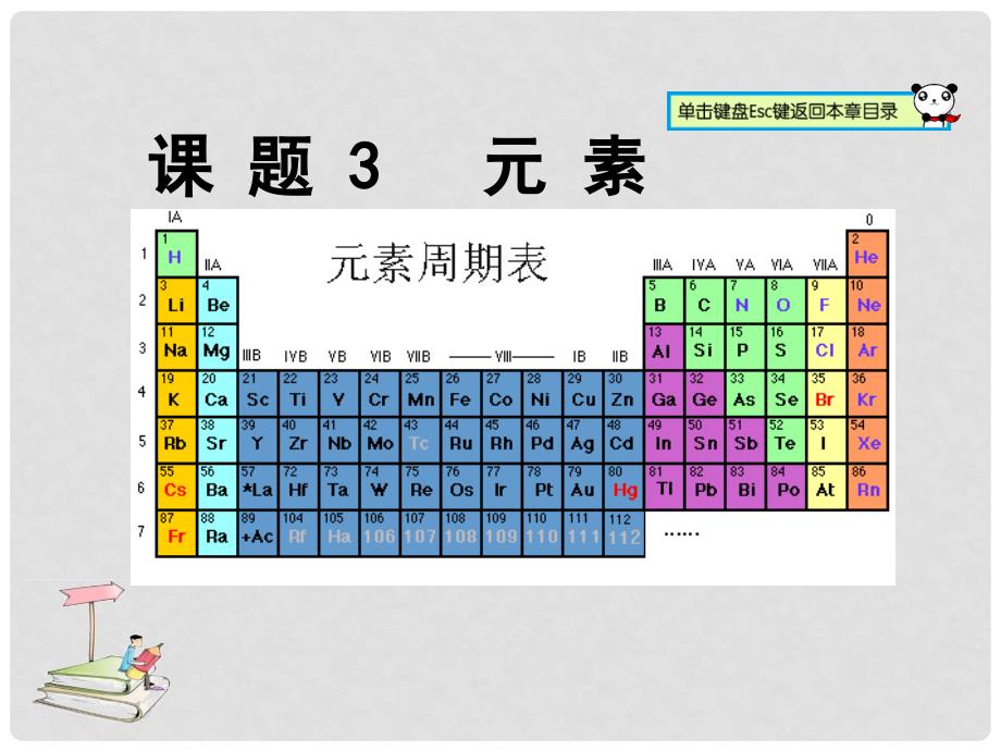 山东郓城县随官屯镇九年级化学上册 第3单元 物质构成的奥秘 课题3 元素课件 （新版）新人教版_第1页