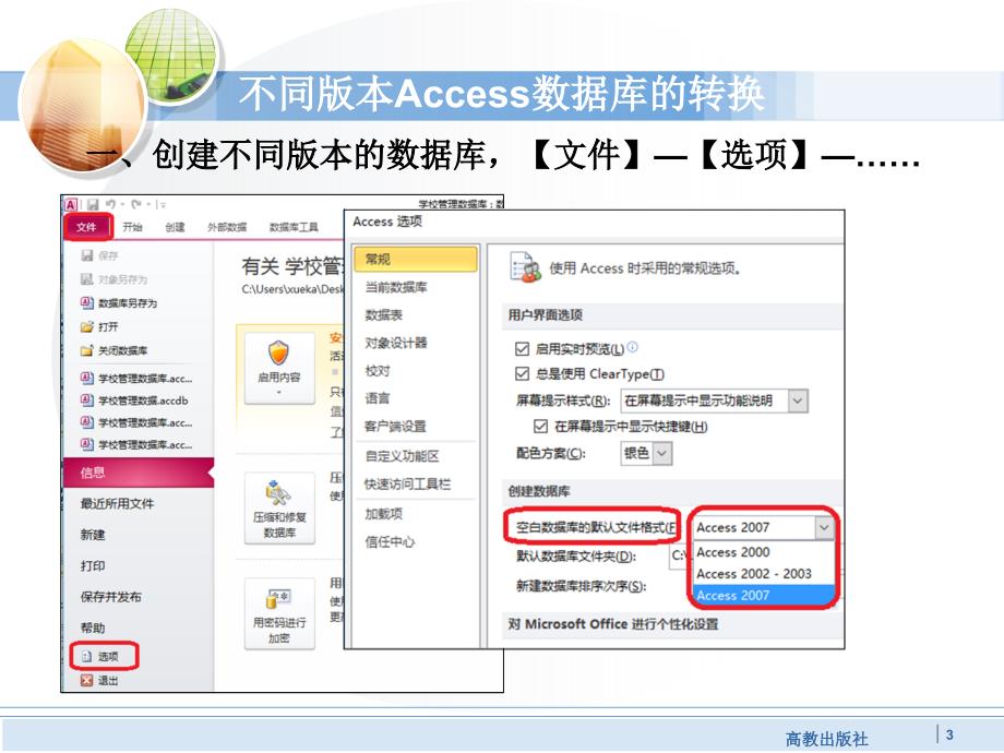 ACCESS课件：第11章 数据库管理与安全_第3页