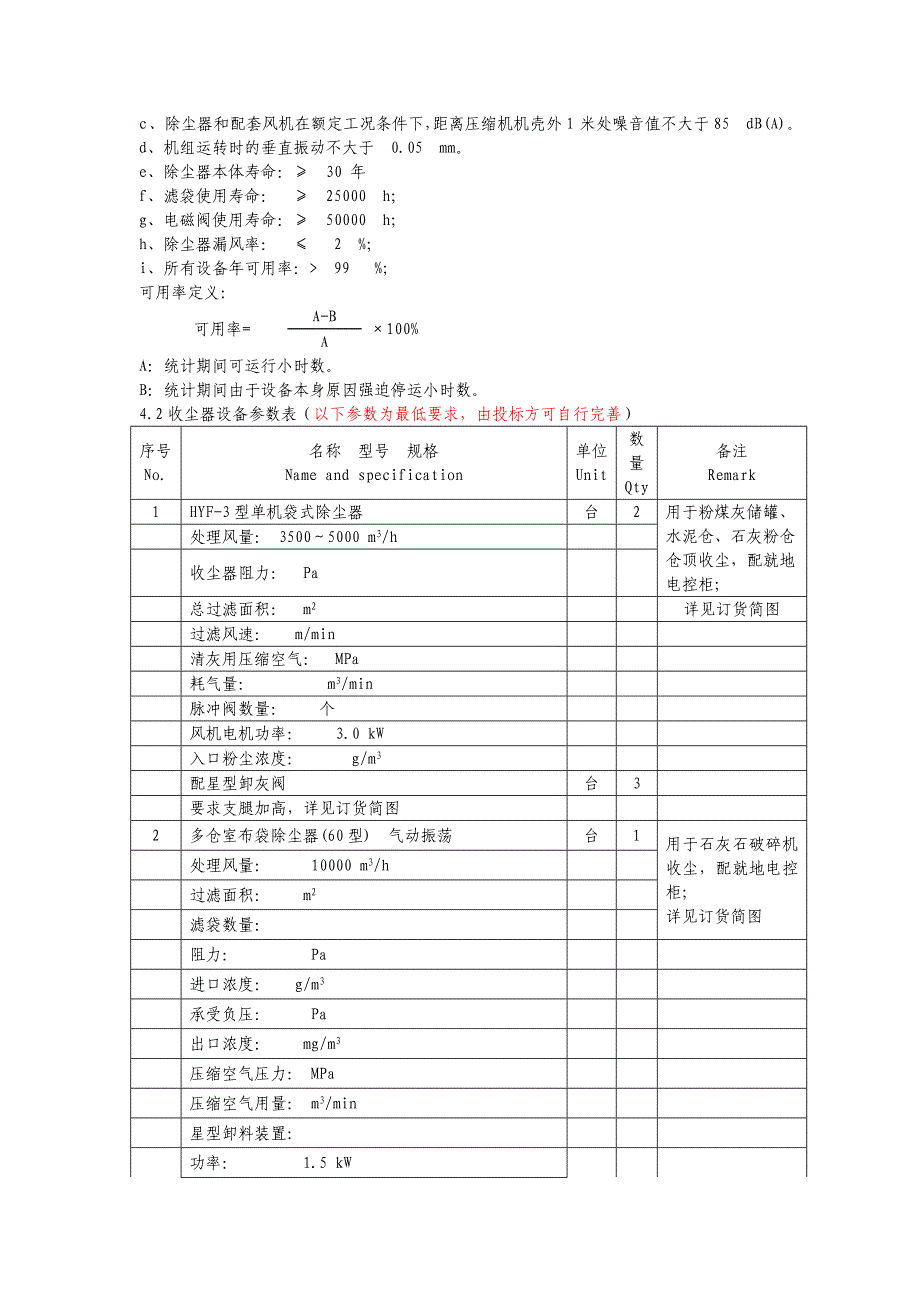 除尘设备技术规范_第3页