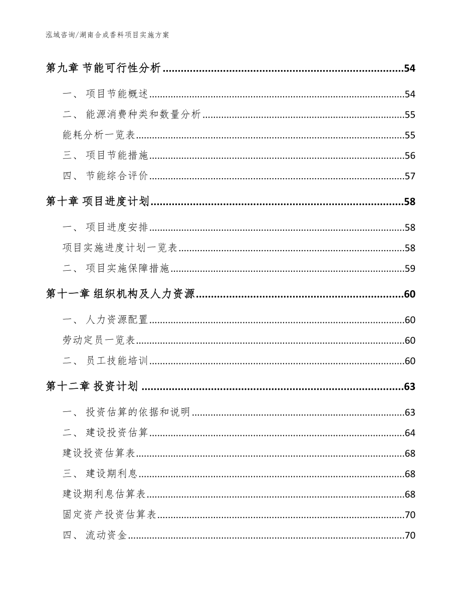 湖南合成香料项目实施方案模板范本_第4页