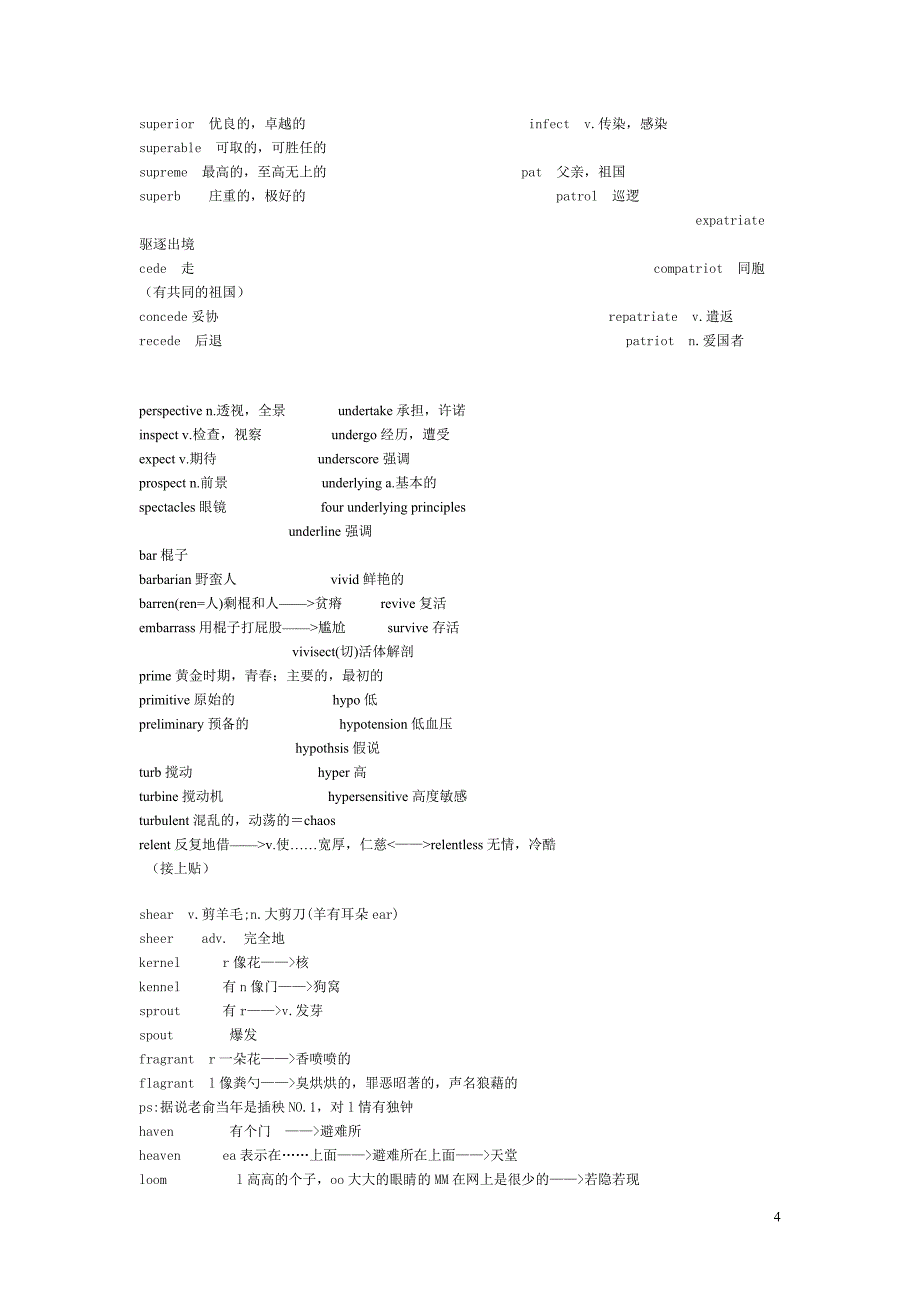 英语六级(CET6)词汇总结.doc_第4页