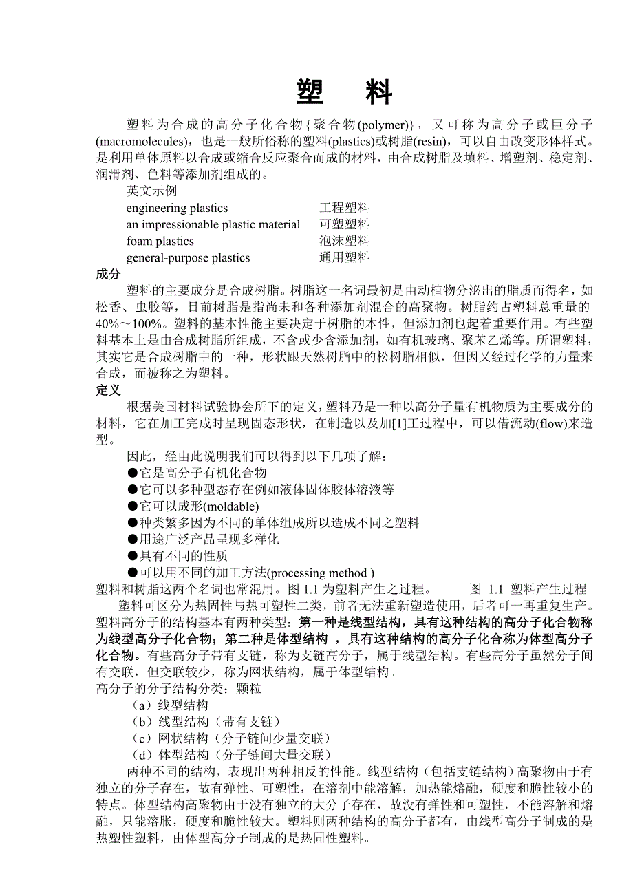 业务资料--塑料.doc_第1页