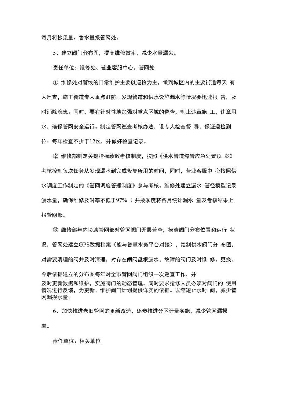 供水管网系统数据复核实施方案_第5页