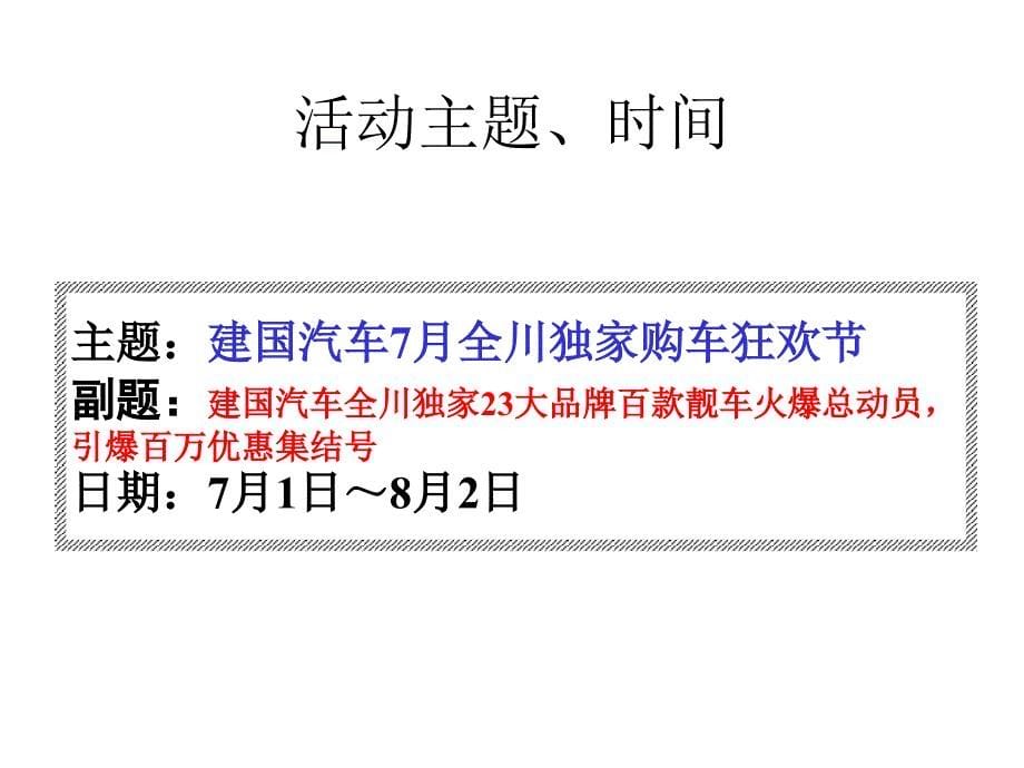 建国汽车7月购车狂欢节促销方案课件_第5页