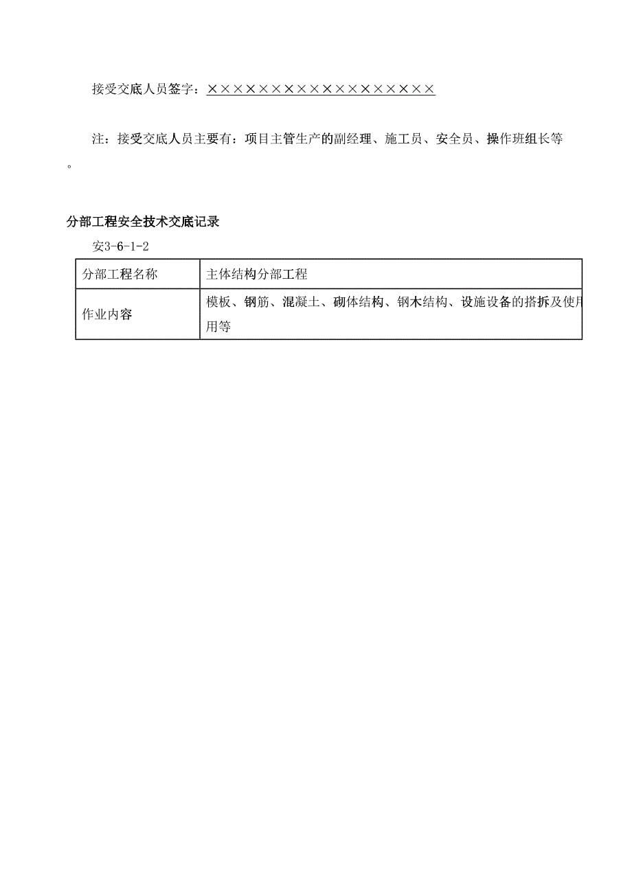 分部+分项工程安全技术交底清单(全)(DOC30页)12283_第5页