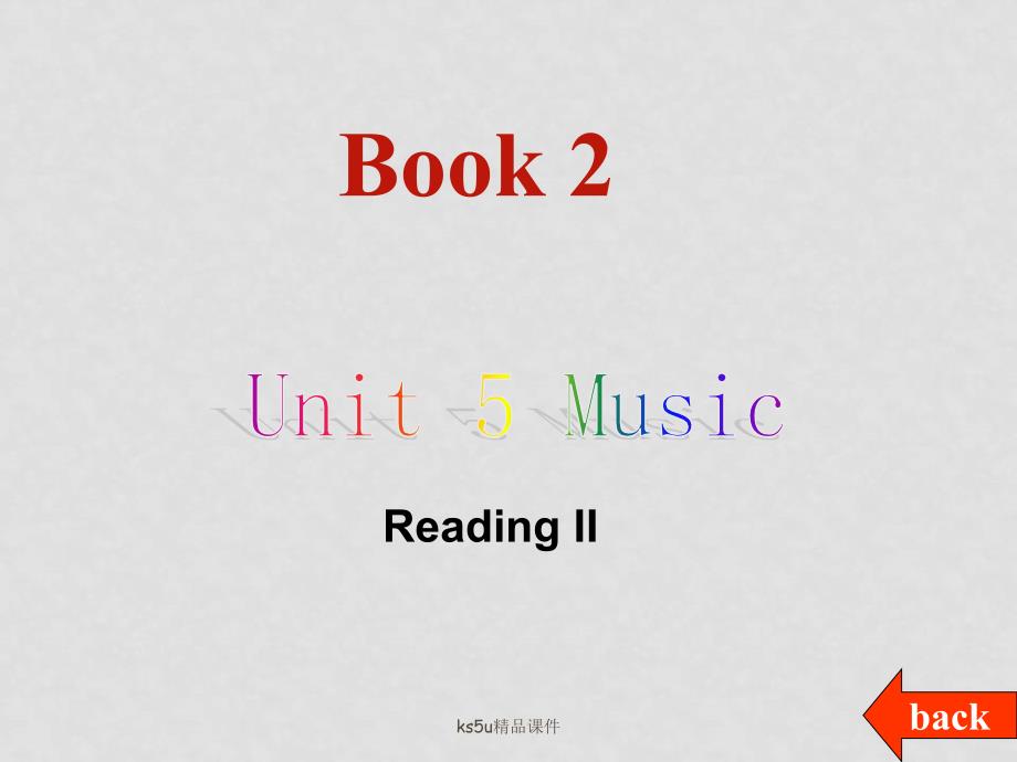 高中英语：Unit 5《Music》课件Reading II 新人教版必修2_第1页