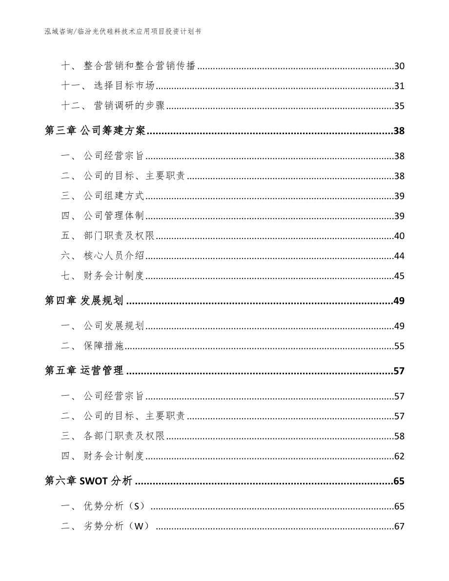 临汾光伏硅料技术应用项目投资计划书参考范文_第2页