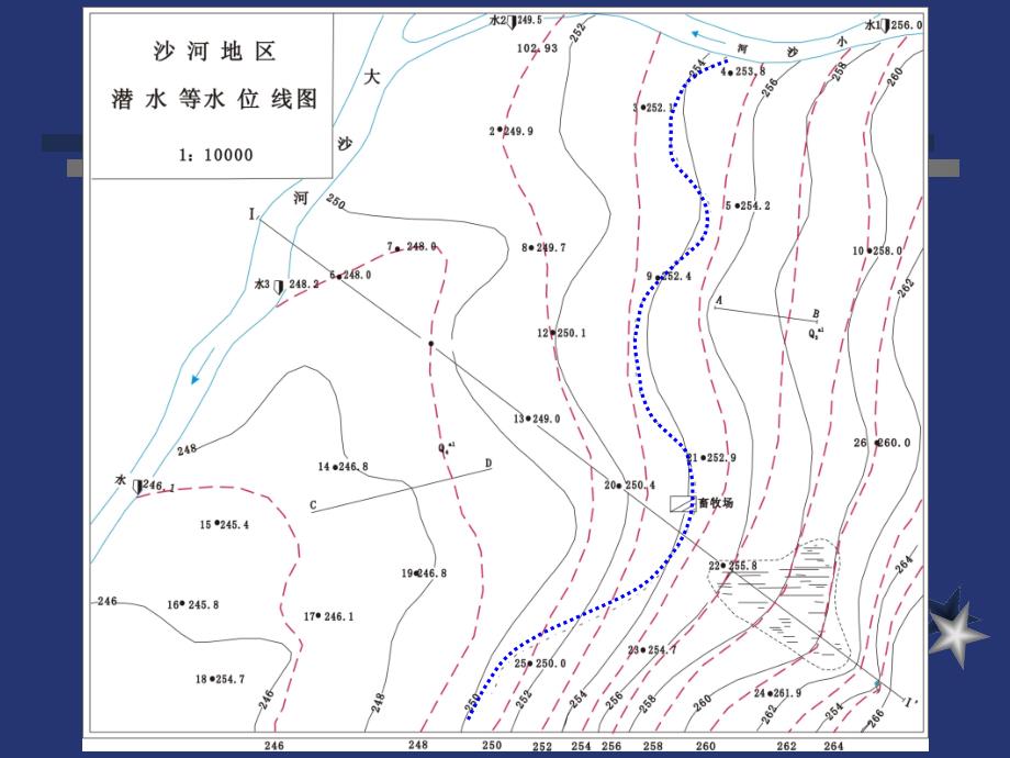 实习一潜水等水位线绘制_第4页