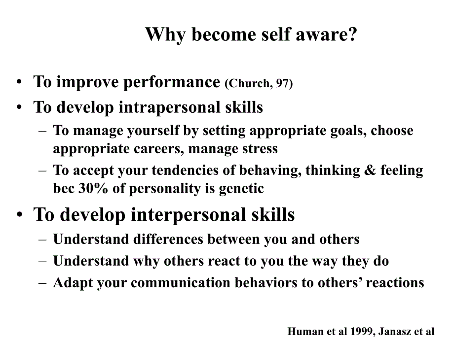 Self AwarenessUniversity of Toronto_第4页