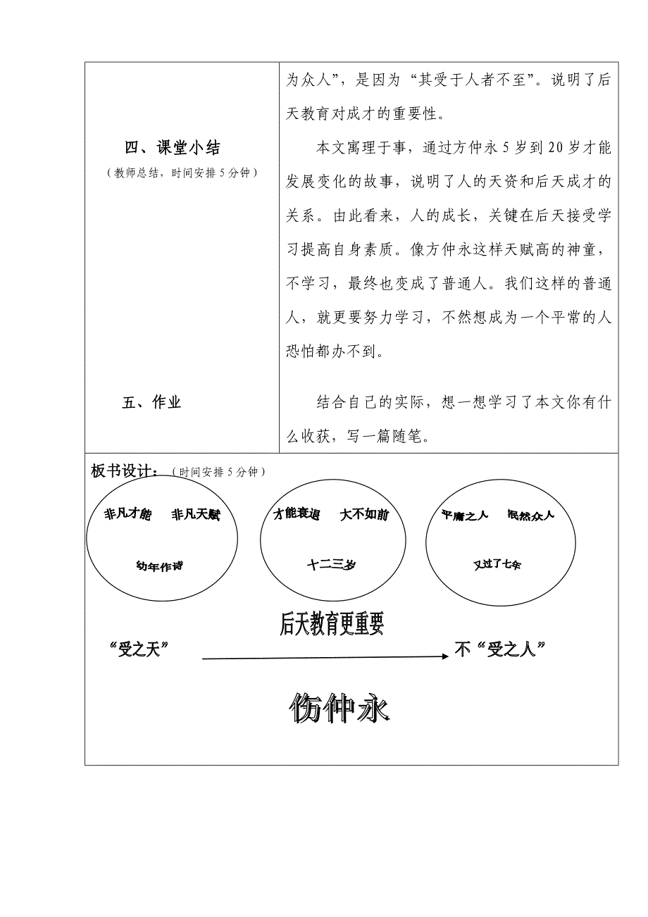 伤仲永第二课时教案_第3页