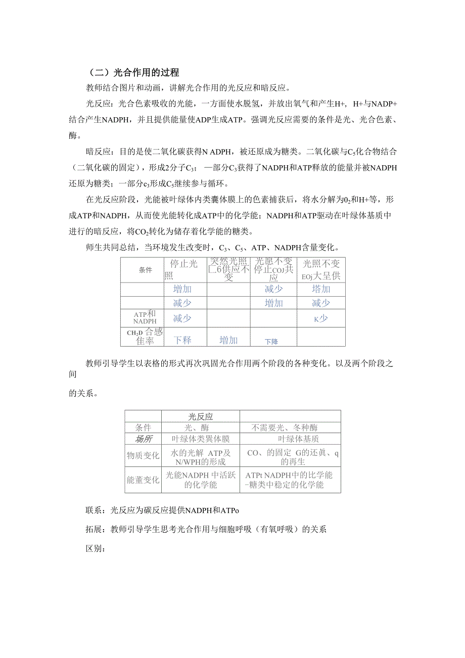 5-4《光合作用与能量转化》_第3页