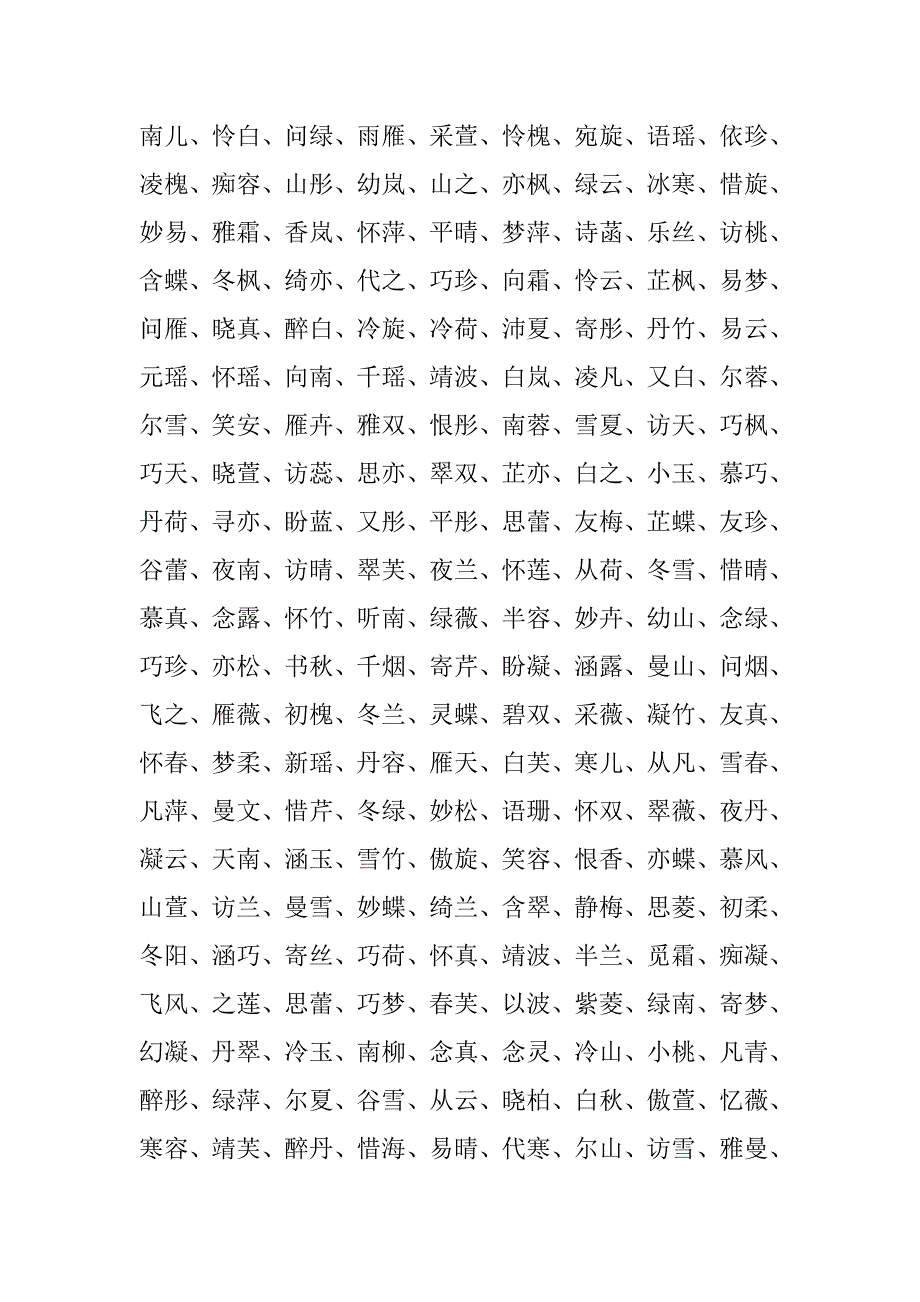 美丽可爱的女孩名字.doc_第3页