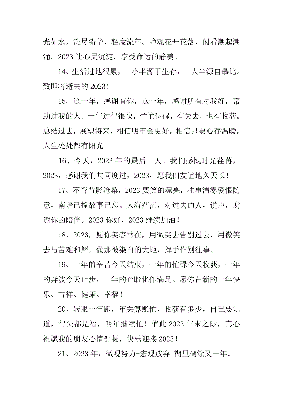 2023年跨年祝福别人句子,菁选3篇（完整文档）_第3页