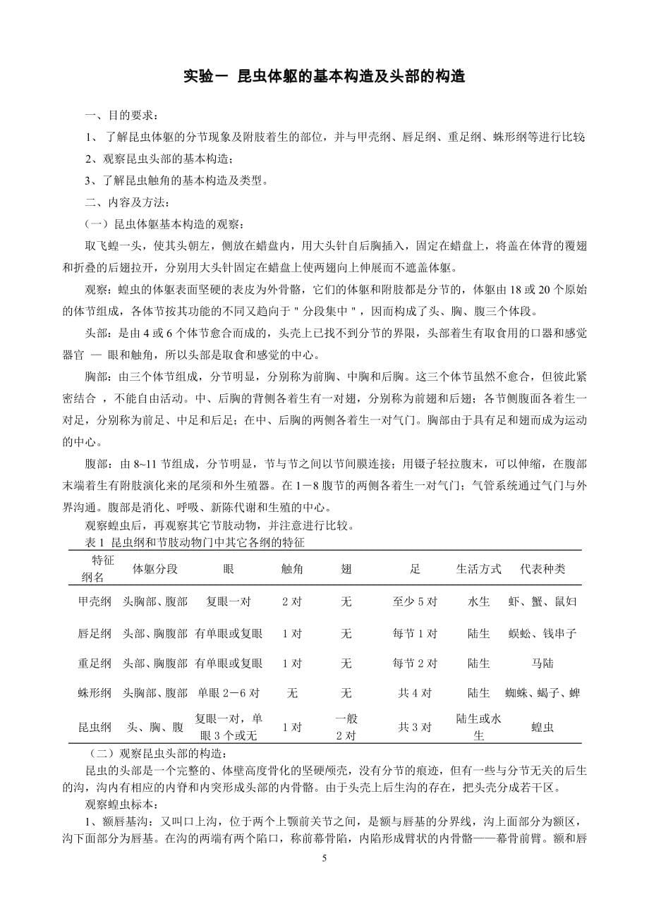 生物课件普通昆虫学实验与实习指导书_第5页