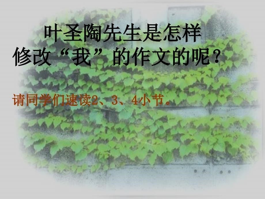 26_那片绿绿的爬山虎(最完整课件)_第5页