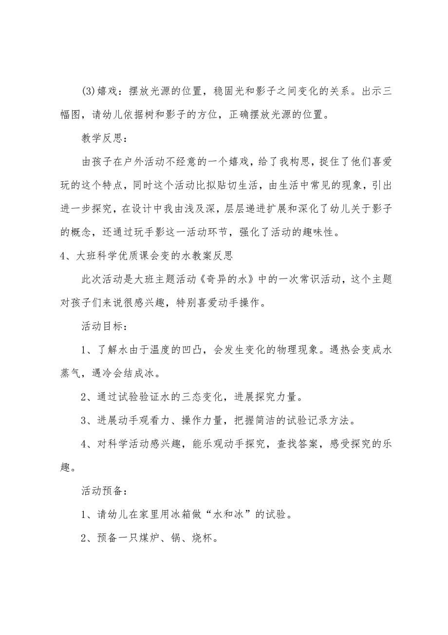 大班科学优质课会变的影子教案反思.docx_第5页