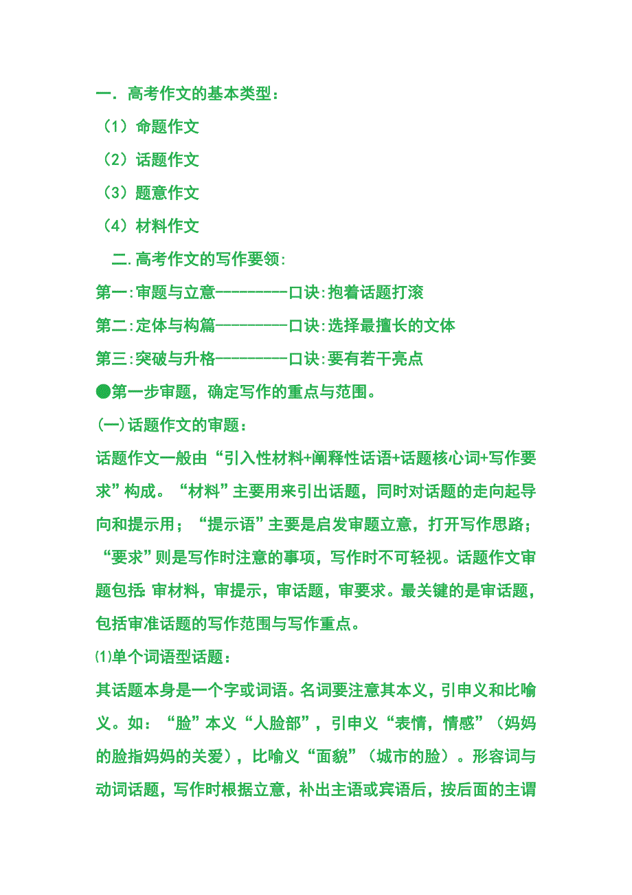 高考语文作文解答技巧_第1页