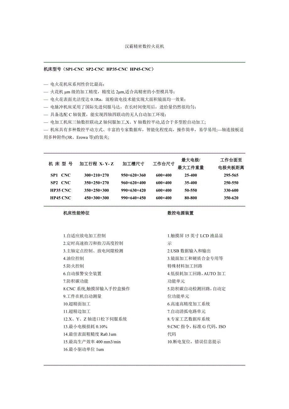 精密镜面 性能表.doc_第1页