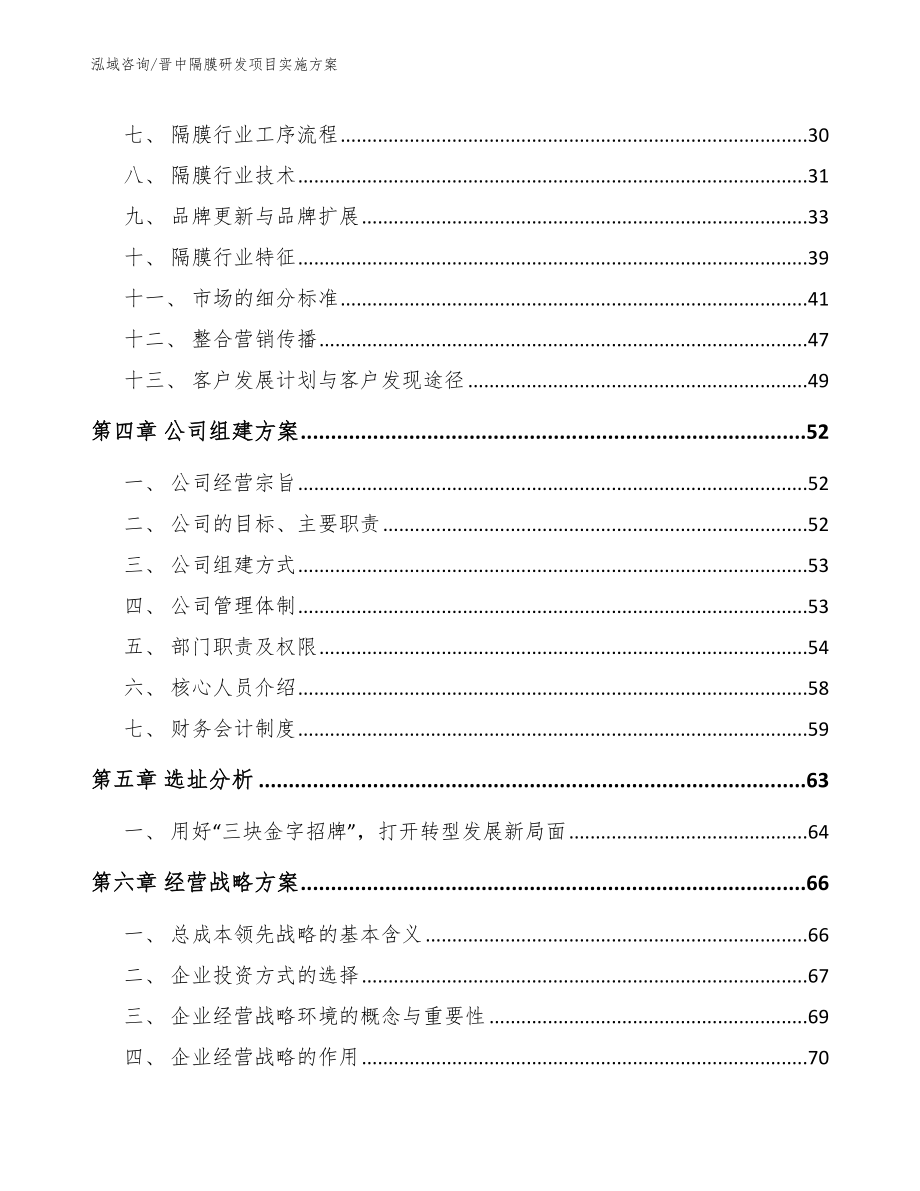 晋中隔膜研发项目实施方案【范文模板】_第2页