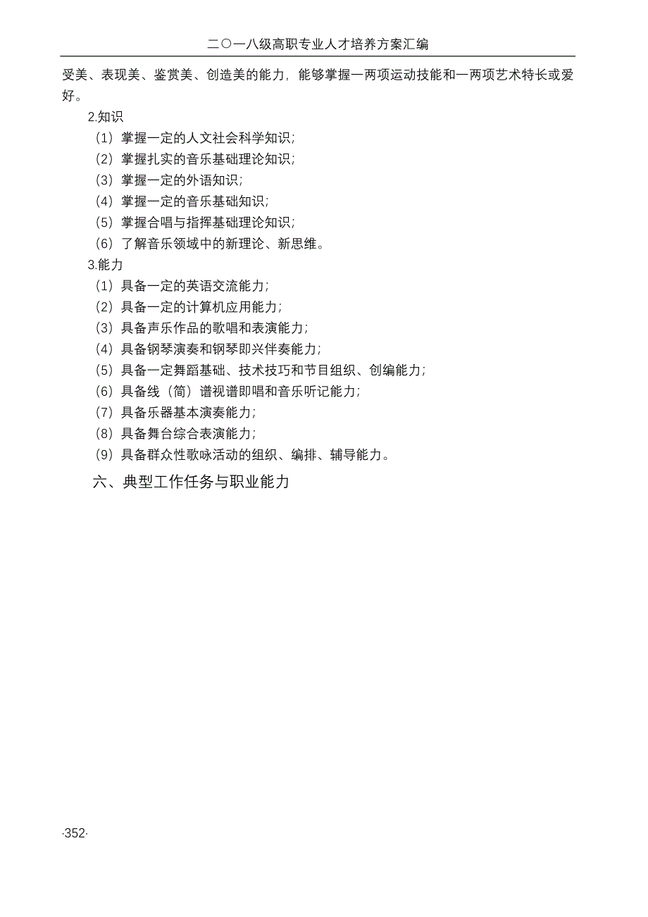 音乐表演专业人才培养方案_第2页