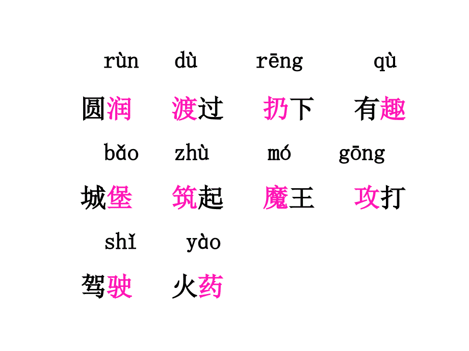 第一单元集中识字二（第3、4课）_第3页