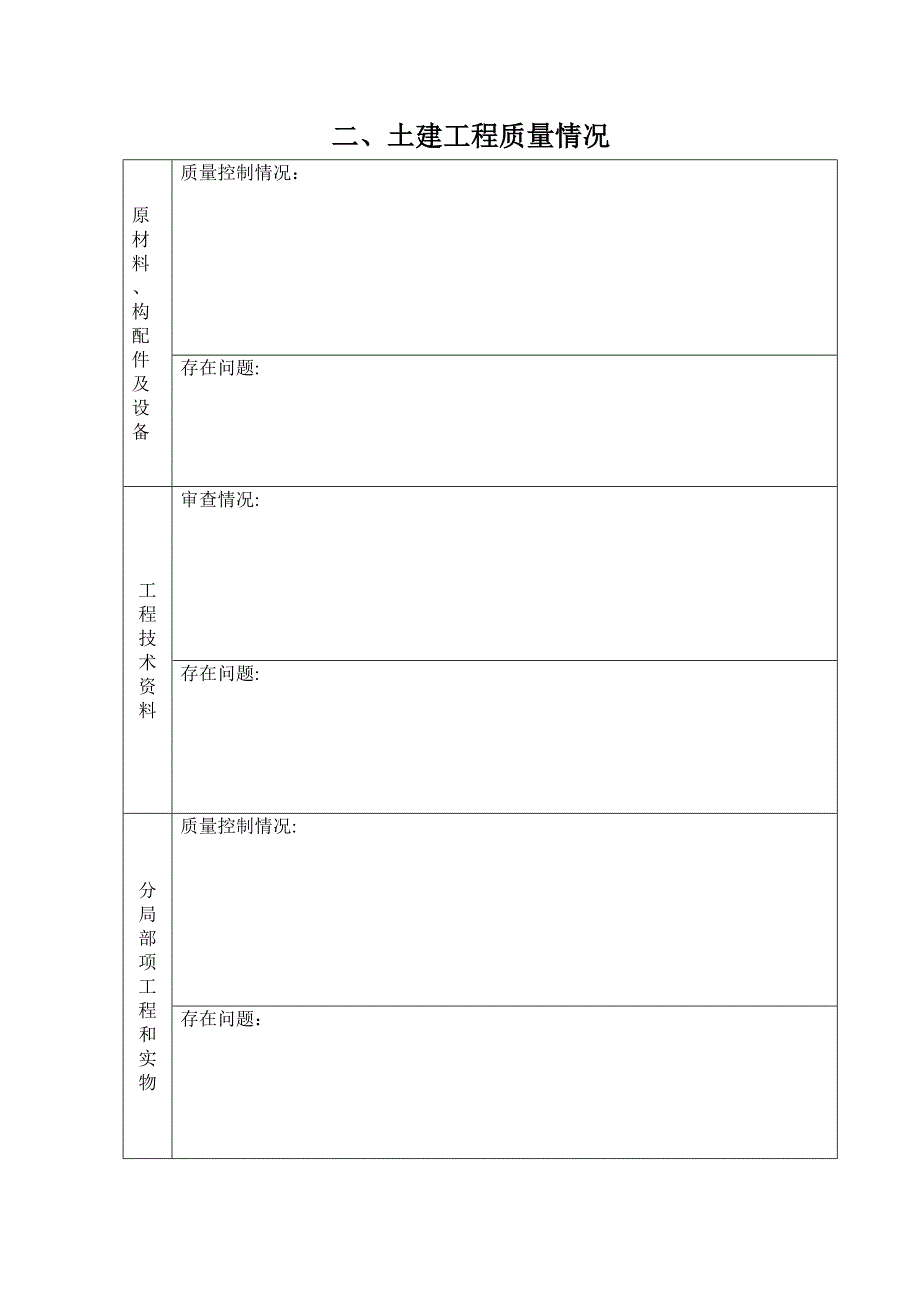 房屋建筑工程和市政基础设施工程质量评估报告表_第4页