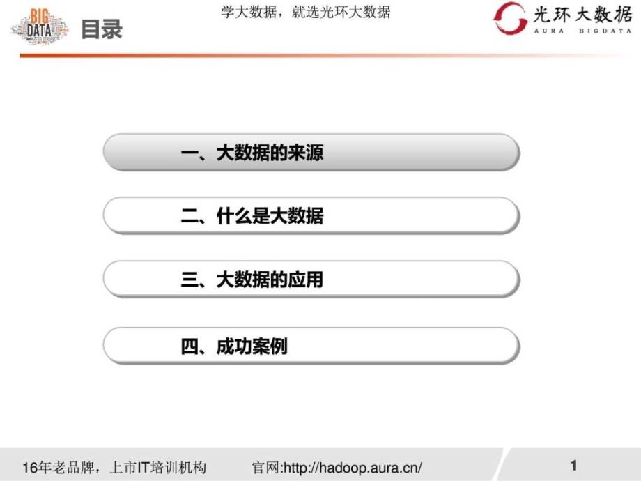 大数据技术与应用最全光环大数据图文1515150475.ppt_第2页
