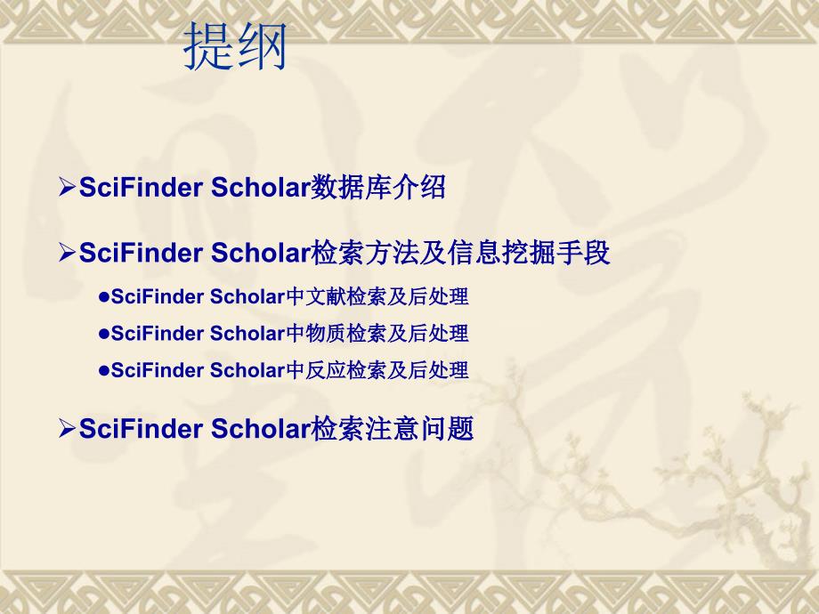 美国化学文摘CASSciFinderScholar检索与使用_第4页