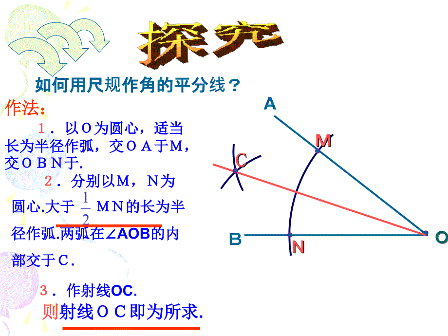 《12．3角的平分线的性质》课件2_第4页