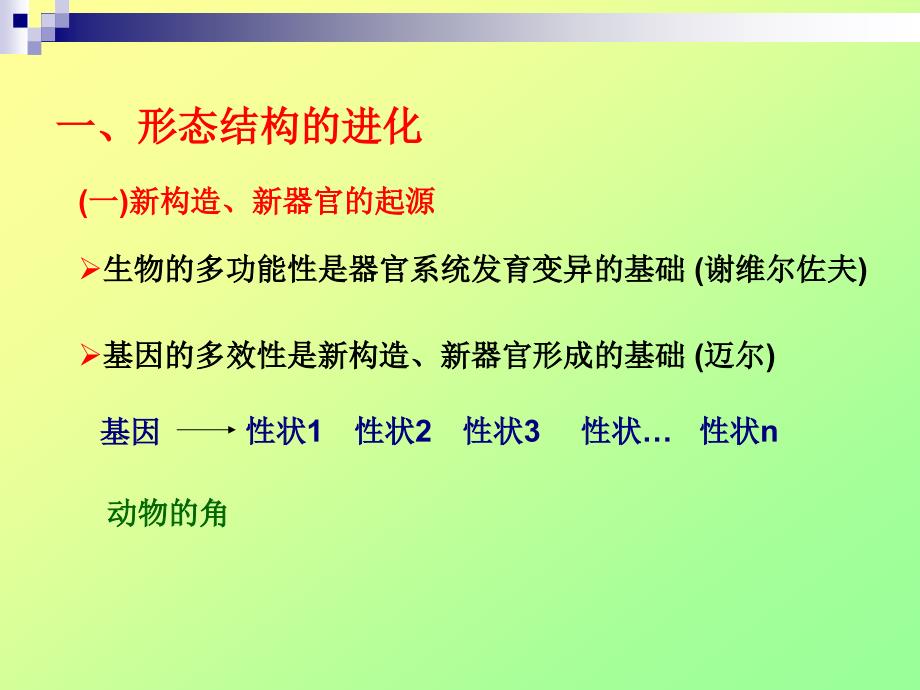 进化生物学：第5章 生物表型的进化_第2页