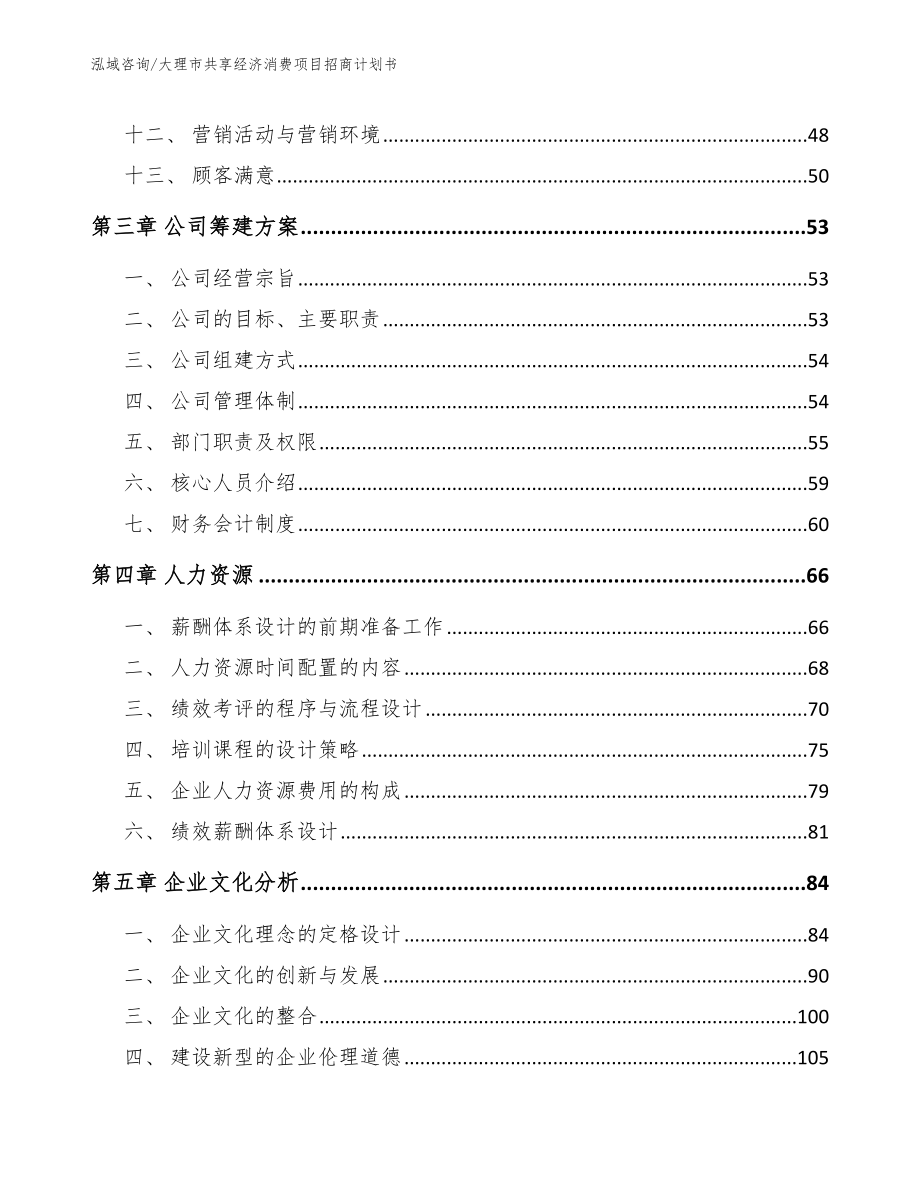 大理市共享经济消费项目招商计划书_第3页