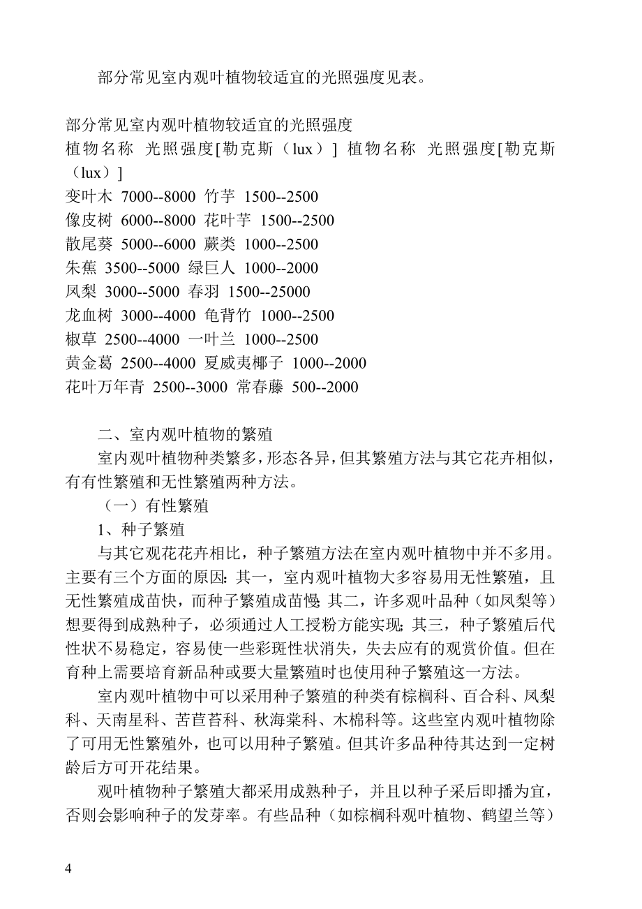 室内观叶植物栽培技术_第4页