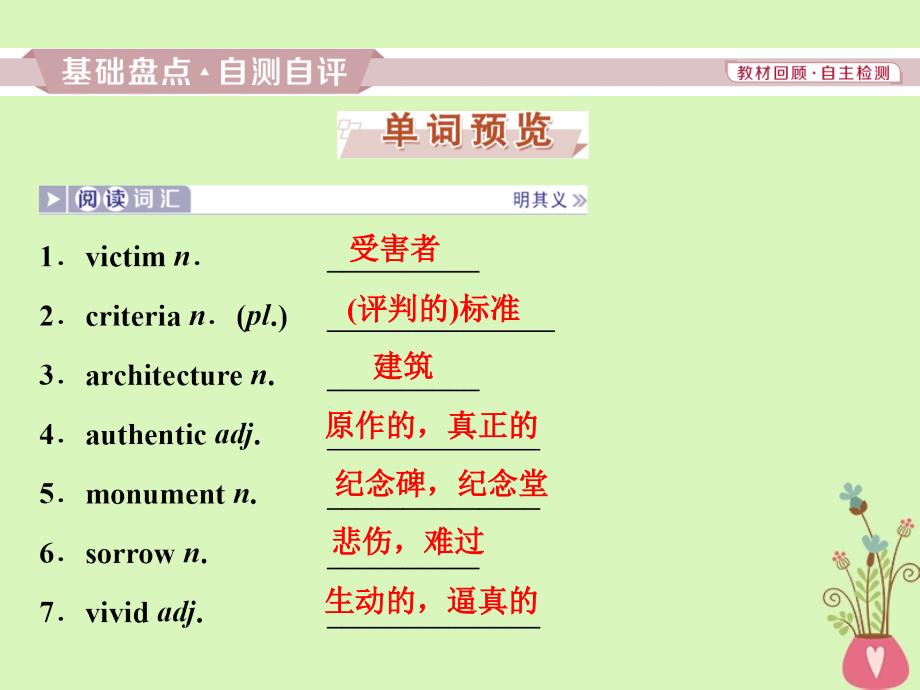 2019届高考英语一轮复习 Unit 16 Stories课件 北师大版选修6_第2页