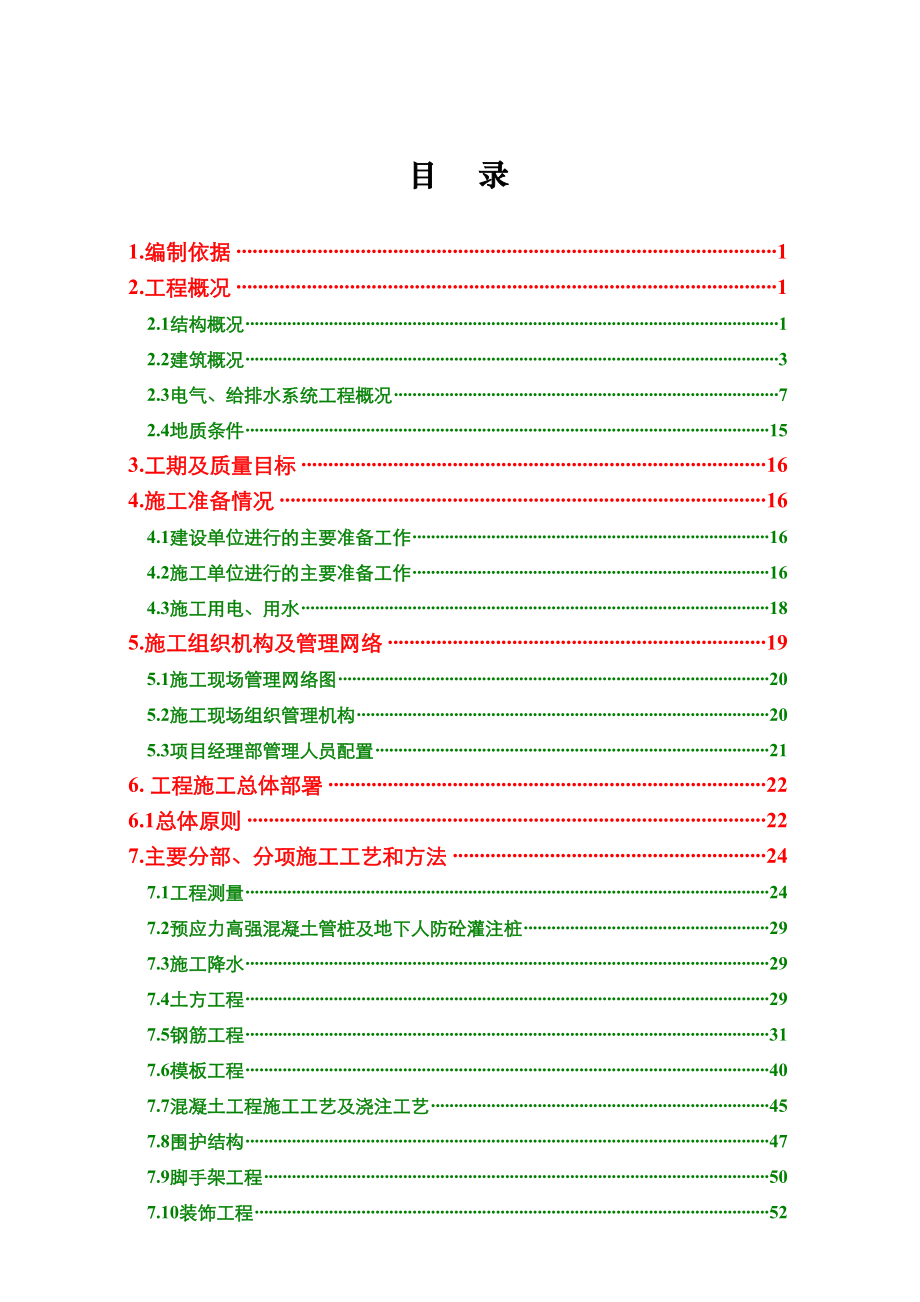 古运新苑四期农民安置小区(A地块)施工组织设计(DOC 156页)_第1页