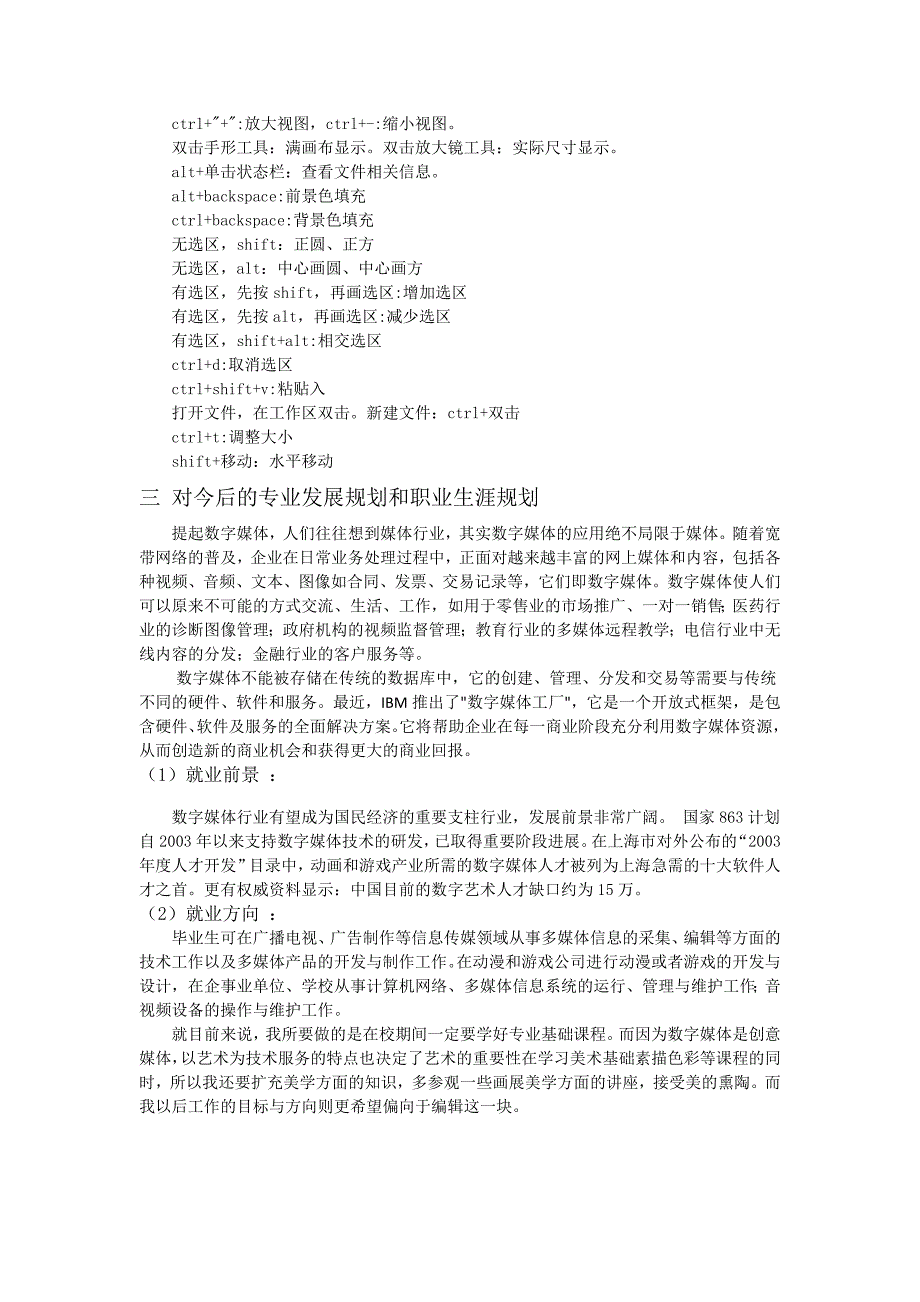 数字媒体技术专业实践报告_第3页