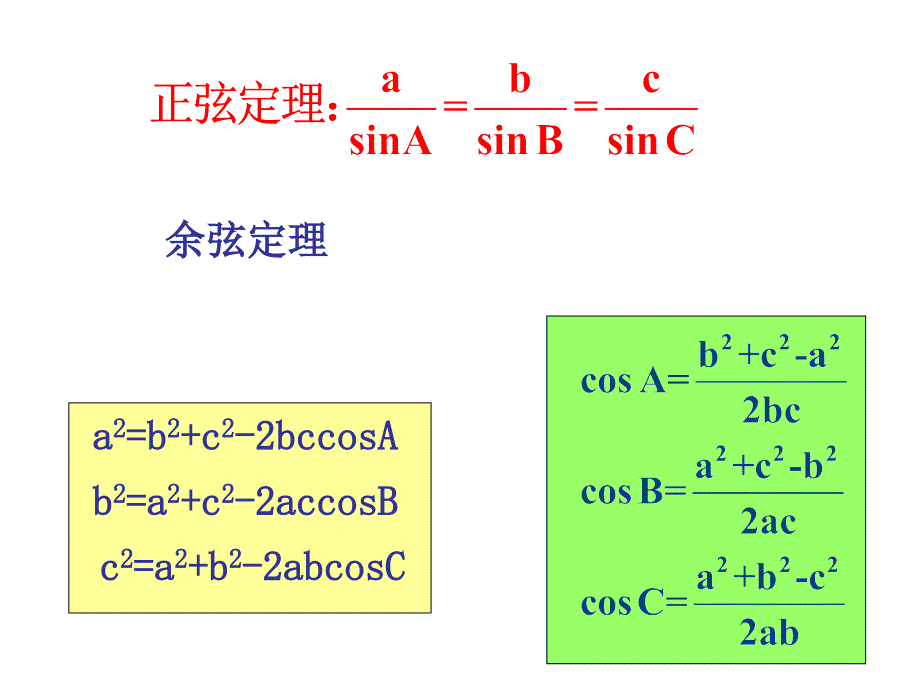 正余弦定理1课件_第2页