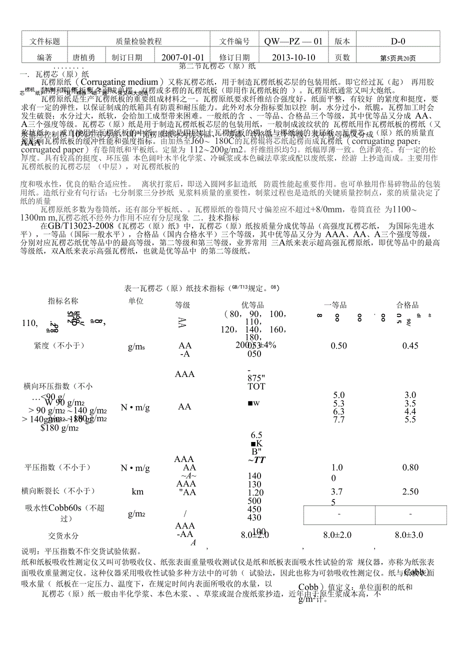 瓦楞纸箱一般知识_第5页