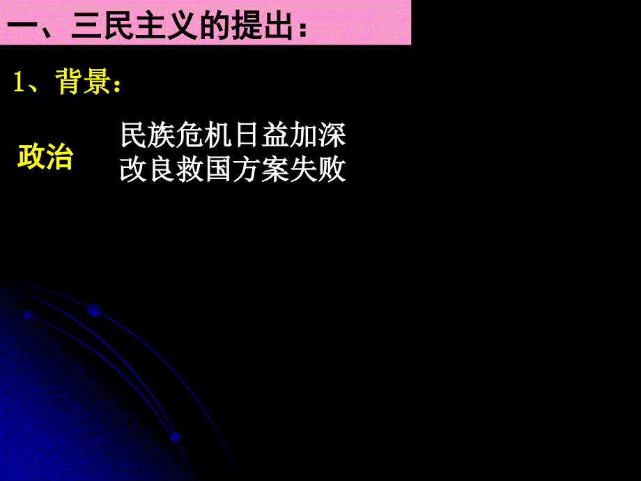 6.16三民主义的形成和发展课件2人教版必修3_第4页