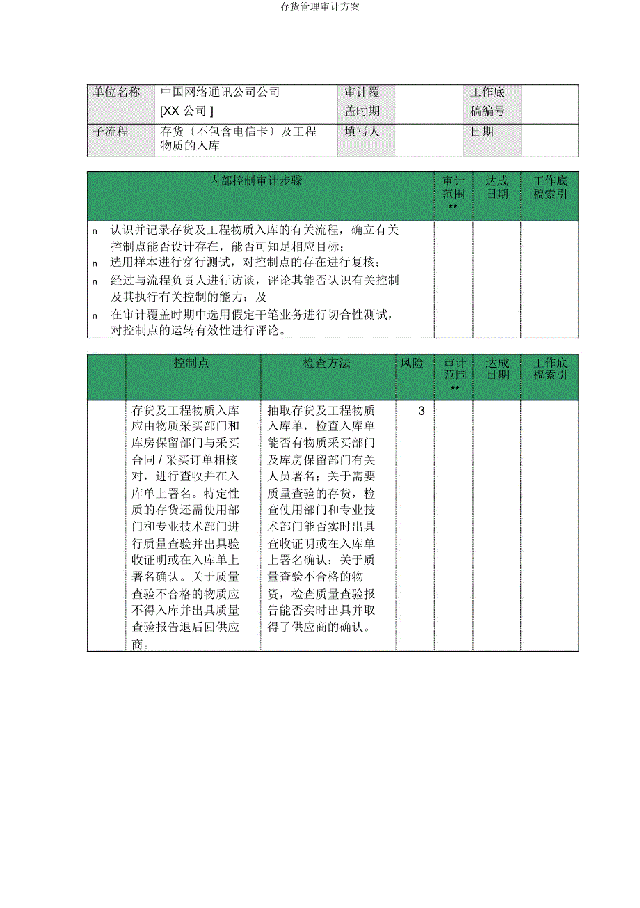 存货管理审计方案.docx_第2页