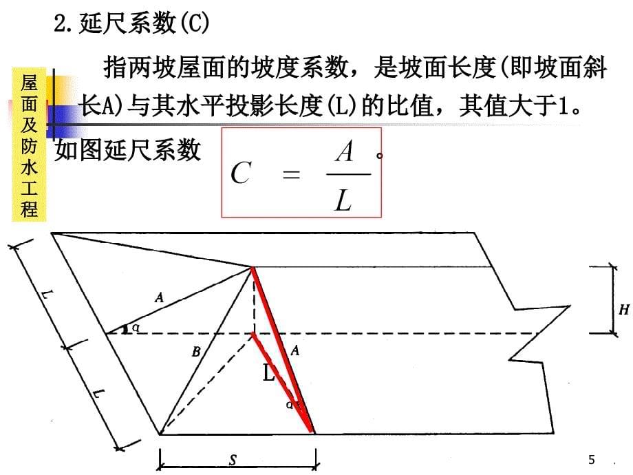 屋面及防水工程工程量计算ppt课件_第5页