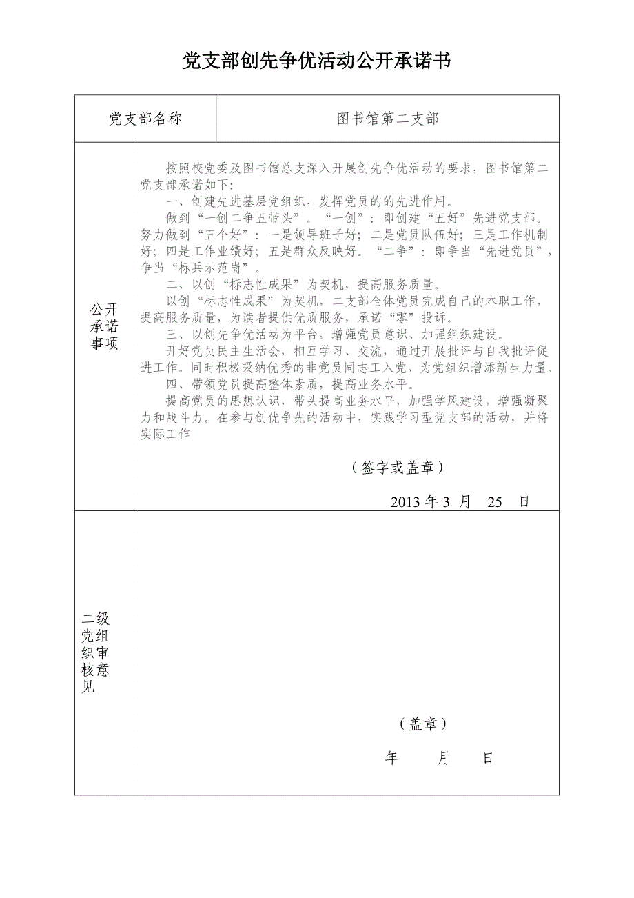 长沙理工大学承诺践诺评诺登记表_第2页