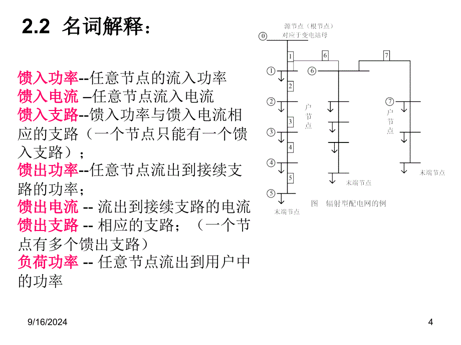 配电网潮流计算PowerPoint演示文稿_第4页