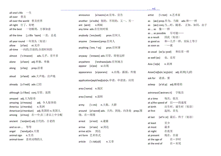 苏版译林初中英语词汇表2018年最新出炉_第2页