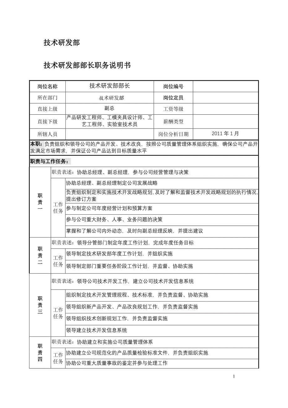 最新03-研发职务说明书(新版)89_第1页