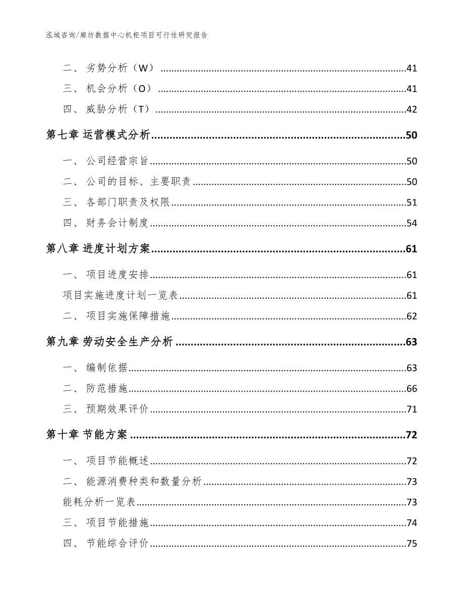 廊坊数据中心机柜项目可行性研究报告模板范本_第5页