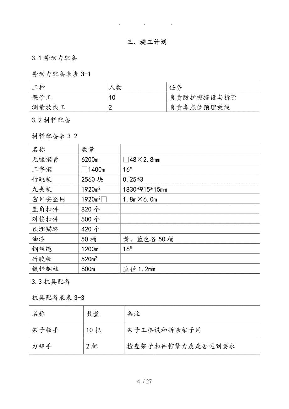 国兴天原悬挑防护棚工程施工组织设计方案_第4页