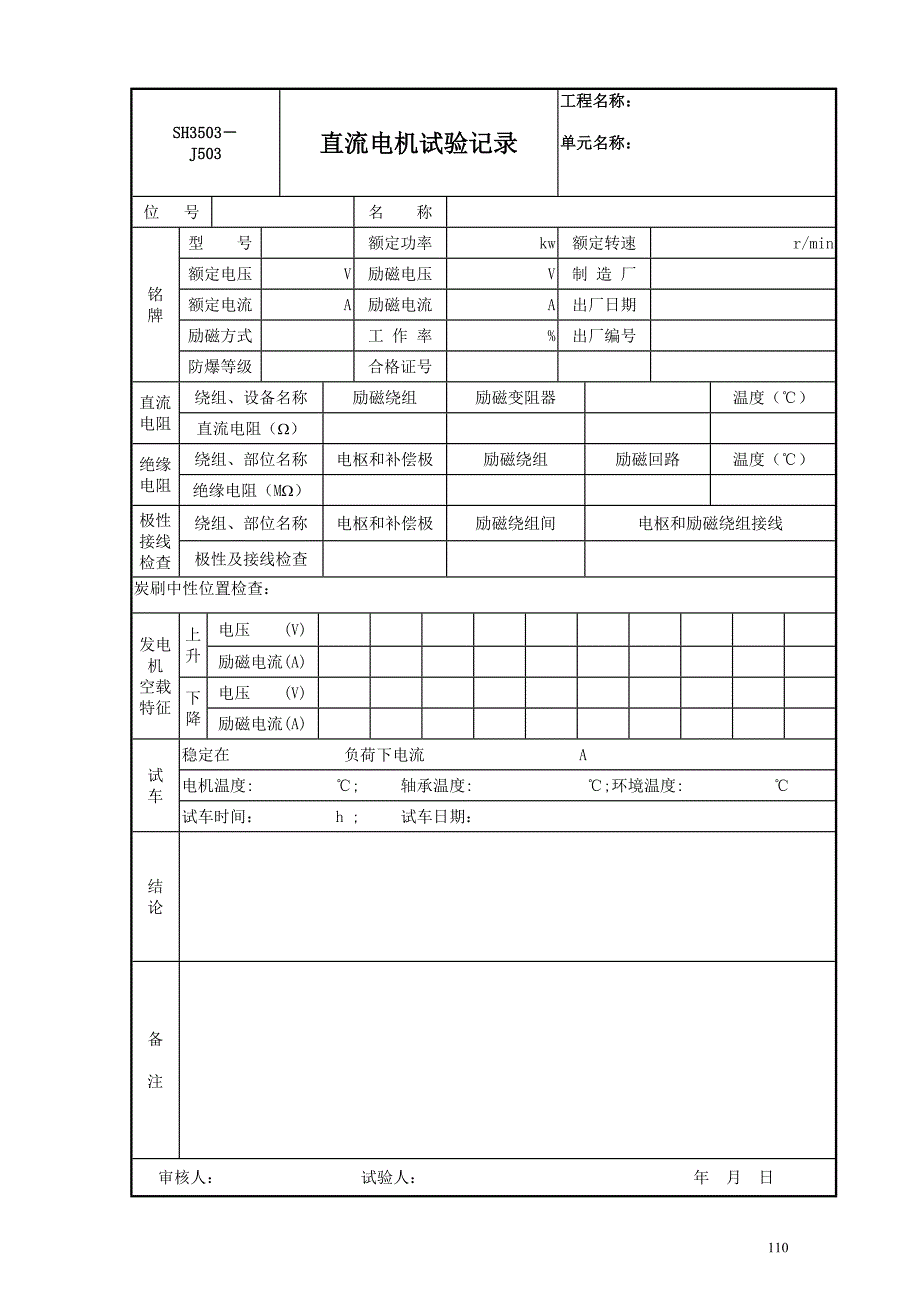 电气设备交接试验记录.doc_第3页